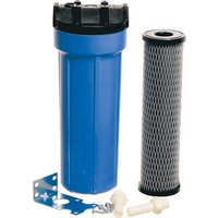 Yachticon Wasserfilter, blau/schwarz, HxLxT: 12 x 31 x 12 cm - blau | schwarz von Yachticon