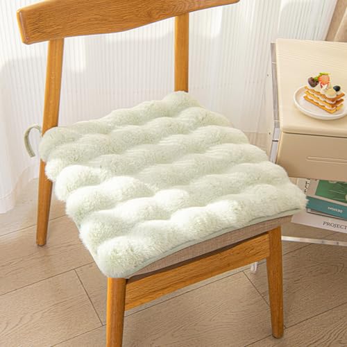 Esszimmerstuhl Sitzkissen Quadratisch, Weiches Stuhlkissen Sitzkissen, Plüsch Küchenstuhl Kissen Riemchenstuhl Sitzkissen mit Bändern et rutschfeste Unten Green 40x40cm Esszimmerstuhl Sitzkissen Quadratisch, Weiches Stuhlkissen Sitzkissen, Plüsch Küchenstuhl Kissen Riemchenstuhl Sitzkissen mit Bändern et rutschfeste Unten Green 40x40cm von Yadlan