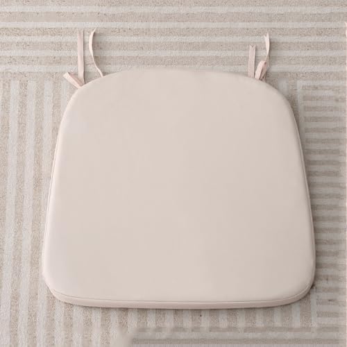Sitzkissen Esszimmerstuhl 1 2 4 6er Set, Sitzpolster Stuhl Quadrat, Stuhlkissen 40x40 Ohne BäNder Landhaus KüChenstuhl Sitzkissens Waschbar Beige1 S 2pcs von Yadlan