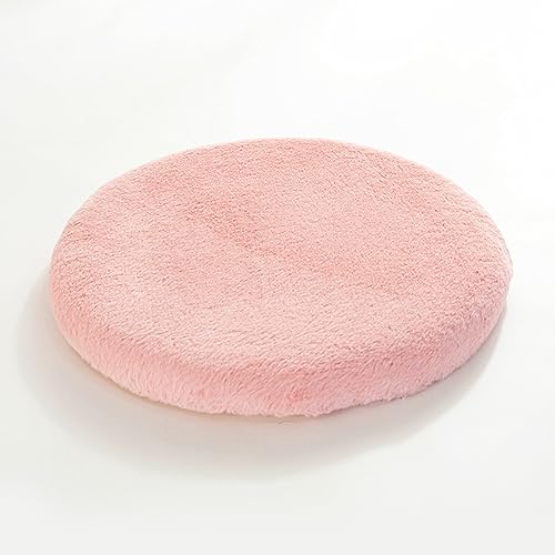 Sitzkissen Stuhl Rund 30cm/40cm/35cm, Stuhlkissen 40x40 OPhne Bänder, Kurzfell Sitzpolster Stuhlauflagen Esszimmerstühle Rund, Gedächtnisschaum Waschbar Sitzkissen Esszimmerstuhl von Yadlan
