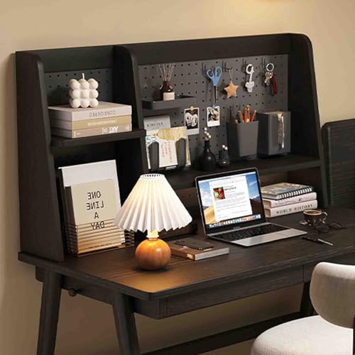Yadlan Schreibtischregal de Holz, Aus Hochwertigem Holz Gefertigt mit Verdickten Platten Stabil und Langlebig, Desk Shelf for Home Office Dorm Black 95cm Yadlan Schreibtischregal de Holz, Aus Hochwertigem Holz Gefertigt mit Verdickten Platten Stabil und Langlebig, Desk Shelf for Home Office Dorm Black 95cm von Yadlan