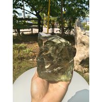 1, 4 Kg Andara Kristall Gelblich Gold Monatomic von YadzCrystalStone