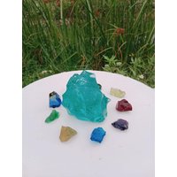 1 Set 780Gr | 9 Stück Andara Crystal Mix Farben Monatomic Für Die Meditation von YadzCrystalStone