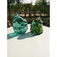 2 Stück/1440 Gr Raue Andara Kristall Einatomige Türkis Grün von YadzCrystalStone