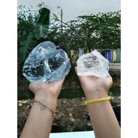2 Stück/Kg Raue Andara Crystal Mix Farben Clear Ice & Grey Monatomic Für Heilung von YadzCrystalStone