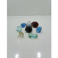 7 Stk. Wunderschöner Andara Kristall Mix Farben Voll Poliert Für Meditation von YadzCrystalStone