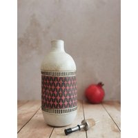 Keramik Olivenöl Menage, Handgefertigter Öl Spender, Rustikale Flasche, Einweihungsgeschenk, Hochzeitsgeschenk von YaelGronnerCeramics