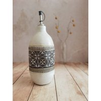 Keramikölflasche, Handgemachte Keramik, Rustikale Ölflasche, Olivenölflasche, Einweihungsgeschenk, Hochzeitsgeschenk von YaelGronnerCeramics