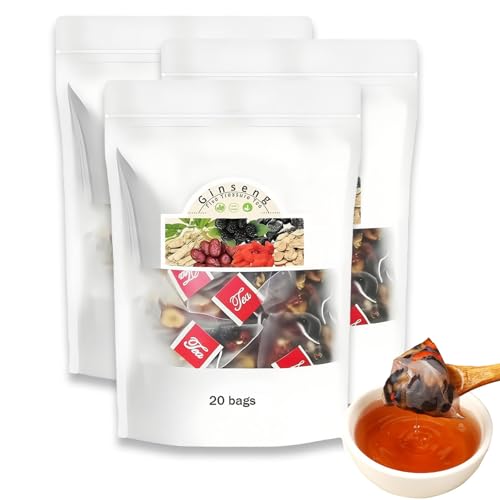 Formula Ginseng Five Treasure Tea Combination Wolfberry Tea Chinese Formulatea for Men and Women (3Boxes) von Yaepoip