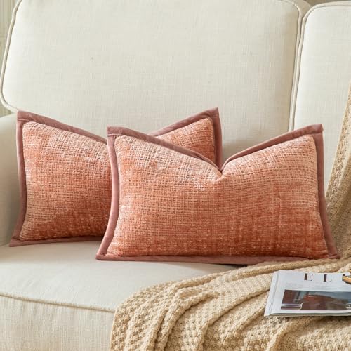 Yaertun 2er Set Kissenbezug Rosa 30x50cm Chenille Kissenbezüge Kissenhülle Dekokissenbezug sofakissen dekokissen deko Samtrückseite für Sofa Schlafzimmer Wohnzimmer Weiche Gemütliche Yaertun 2er Set Kissenbezug Rosa 30x50cm Chenille Kissenbezüge Kissenhülle Dekokissenbezug sofakissen dekokissen deko Samtrückseite für Sofa Schlafzimmer Wohnzimmer Weiche Gemütliche von Yaertun