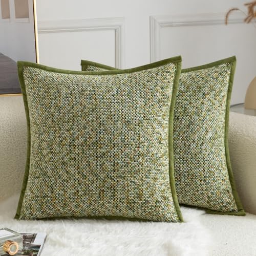 Yaertun Chenille Kissenbezug Tie-DyeDesign Kissenhülle Dekorative Sofakissen Dekokissen Zierkissenbezug Weicher Samt Rückseite Kissenbezüge für Wohnzimmer Schlafzimmer 2er Set 40x40 cm Grasgrün Yaertun Chenille Kissenbezug Tie-DyeDesign Kissenhülle Dekorative Sofakissen Dekokissen Zierkissenbezug Weicher Samt Rückseite Kissenbezüge für Wohnzimmer Schlafzimmer 2er Set 40x40 cm Grasgrün von Yaertun