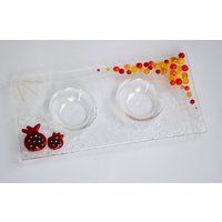 Granatapfel Shabbath Kerzenhalter Von Yafitglass von YafitGlass