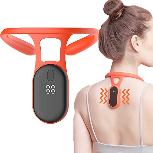 Slimory Lymphatic Drainage for Neck, Ultrasonic Portable Lymphatic Soothing Body Shaping Neck Instrument, Ultraschall LymphvitäT Nacken Instrument, Ultraschall Nacken GeräT (Red) von Yagerod