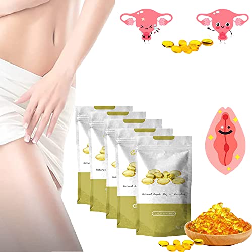 Yagerod AnnieCare Instant Anti-Itch Detox Slimming Products, Annie Care Capsulas, Anniecare Instant Anti-Itch Detox Schlankheitsprodukte, Anniecare Natural Repair Viginal Capsule Gel (5PCS) von Yagerod