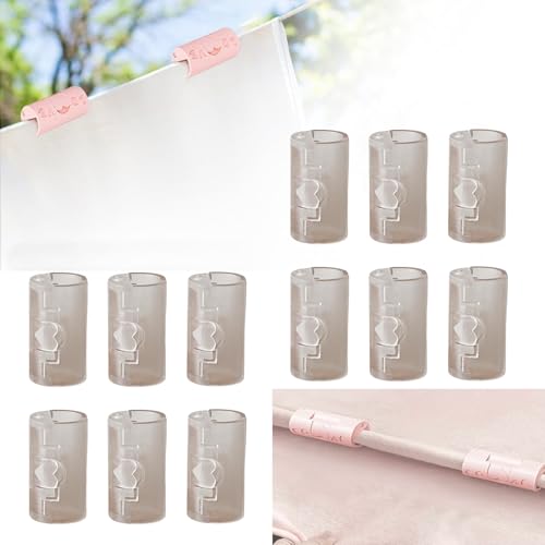 Yagerod Beachersett New Bed Sheet Grippers Sheet Fasteners Clips, Adjustable Bed Sheet Clips, Bedding Sheet Holder Fasteners, for Fixed Bed Sheets (Transparent * 12) von Yagerod