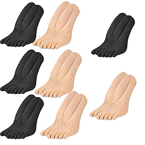 Yagerod Orthoes Bunion Relief Socks, Bunion Relief Socks, Projoint AntiBunions Health Socke, Orthotoe Compression Socks, Align Toe Socks for Bunion, Invisible (6 Paar) von Yagerod
