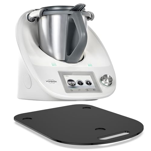 Gleitbrett für Thermomix TM6/TM5 Gleiter, Schnelles Bewegen Rollbrett Zubehör Unterlage Brett(30x36cm), Schwarz Schiebe Brett von Yagosodee