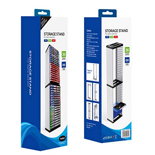 Yagosodee Vertikaler StäNder,Multifunktional Games Tower,Ps 5 Game Disc Aufbewahrung StäNder Spiele Regal FüR Halten 36pcs Game Discs Yagosodee Vertikaler StäNder,Multifunktional Games Tower,Ps 5 Game Disc Aufbewahrung StäNder Spiele Regal FüR Halten 36pcs Game Discs von Yagosodee