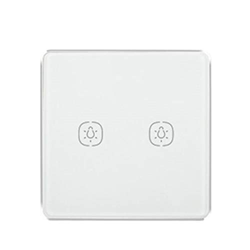 Yagusmart ZigBee Smart Switch,KEIN Neutralleiter erforderlich,Arbeiten mit TuYa ZigBee Hub, APP-Fernbedienung, Sprachsteuerung(2 gang) von Yagusmart