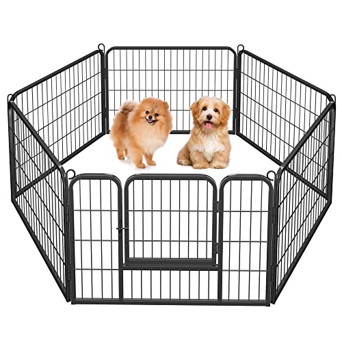 Yaheetech Freigehege Welpenlaufstall 6 eckig Tierlaufstall aus Metall Welpenkäfig Gittergehege inkl. Tür inkl. Tür Kleintiergehege Laufstall mit Tür je Panel 80 x 60 cm für Innen/draußen Yaheetech Freigehege Welpenlaufstall 6 eckig Tierlaufstall aus Metall Welpenkäfig Gittergehege inkl. Tür inkl. Tür Kleintiergehege Laufstall mit Tür je Panel 80 x 60 cm für Innen/draußen von Yaheetech