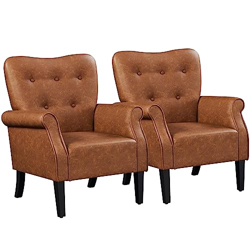 Yaheetech 2 x Ruhesessel Polstersessel mit Schutzfüßen Cocktailsessel Lesesessel mit breitem Sitz Fernsehsessel Loungesessel bis 136 kg Belastbar Yaheetech 2 x Ruhesessel Polstersessel mit Schutzfüßen Cocktailsessel Lesesessel mit breitem Sitz Fernsehsessel Loungesessel bis 136 kg Belastbar von Yaheetech