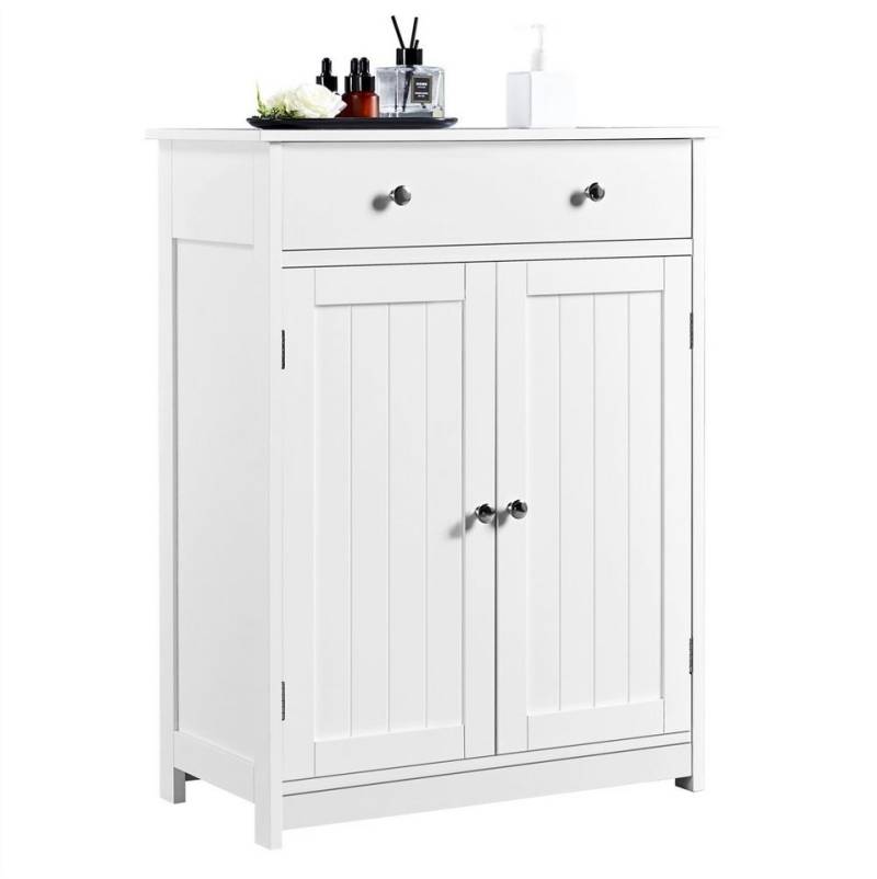 Yaheetech Badkommode Badezimmerschrank, Küchenschrank 60x30x80cm von Yaheetech