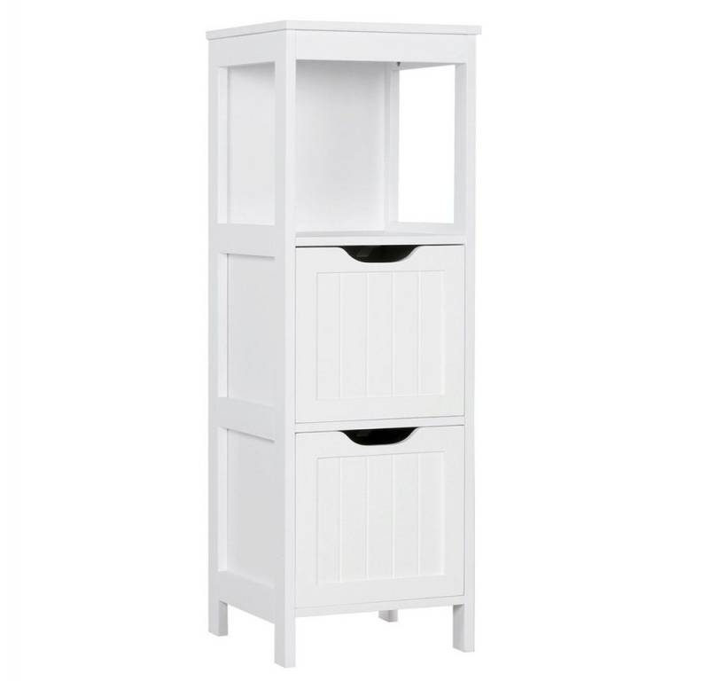 Yaheetech Badkommode Badschrank Eckkommode, mit abnehmbaren Schubladen von Yaheetech