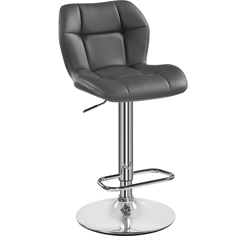 Yaheetech Barhocker 360° Drehbare Hocker mit Fußstütze (1 St), 1/2/4/6er-Set Barstühle Küchenstühle Bistrohocker höhenverstellbar von Yaheetech