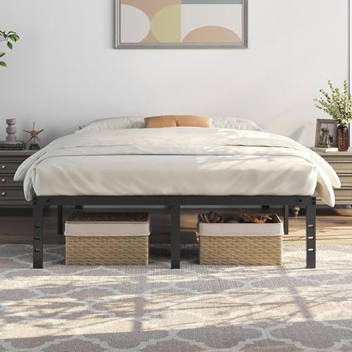 Yaheetech Bettrahmen 160 x 200 cm Metallbett Bettgestell aus Metall, Modern Jugendbett mit Lattenrost, Doppelbett Einzelbett Schwarz 41cm H Yaheetech Bettrahmen 160 x 200 cm Metallbett Bettgestell aus Metall, Modern Jugendbett mit Lattenrost, Doppelbett Einzelbett Schwarz 41cm H von Yaheetech