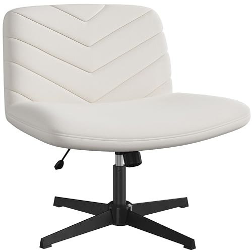 Yaheetech Bürostuhl, Ergonomischer Schreibtischstuhl mit breitem Sitzkissen, Höhenverstellbar Drehstuhl mit Mittlerer Rückenlehn, Schneidersitz Stuhl für Büros und Schlafzimmer, Beige Yaheetech Bürostuhl, Ergonomischer Schreibtischstuhl mit breitem Sitzkissen, Höhenverstellbar Drehstuhl mit Mittlerer Rückenlehn, Schneidersitz Stuhl für Büros und Schlafzimmer, Beige von Yaheetech