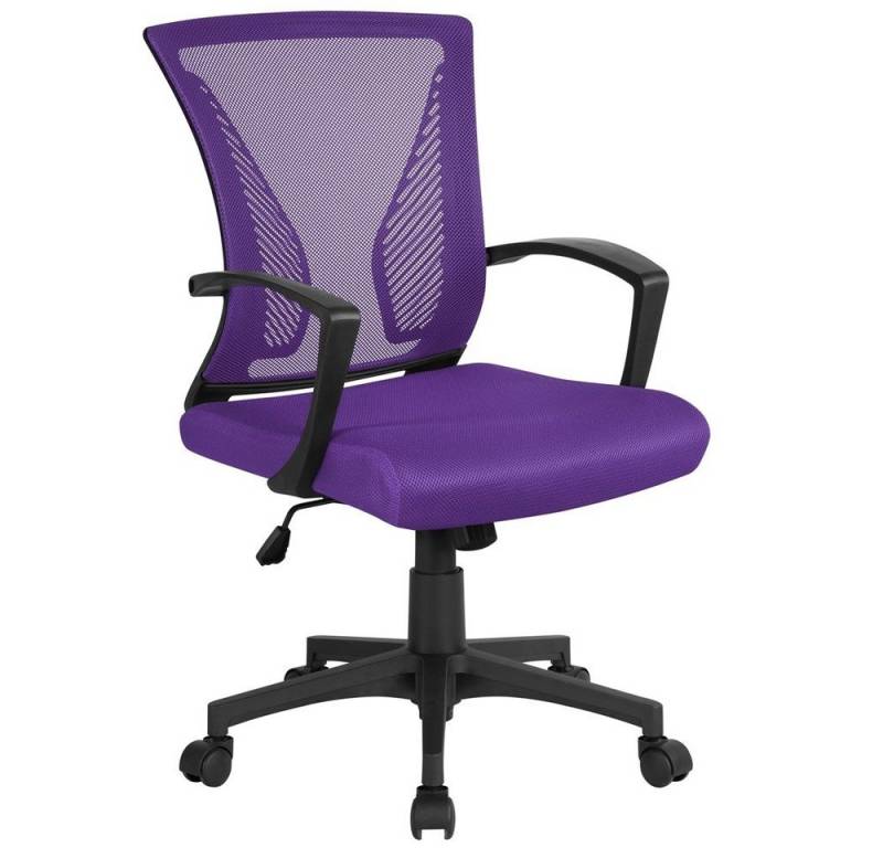 Yaheetech Bürostuhl, Schreibtischstuhl mit Wippfunktion von Yaheetech