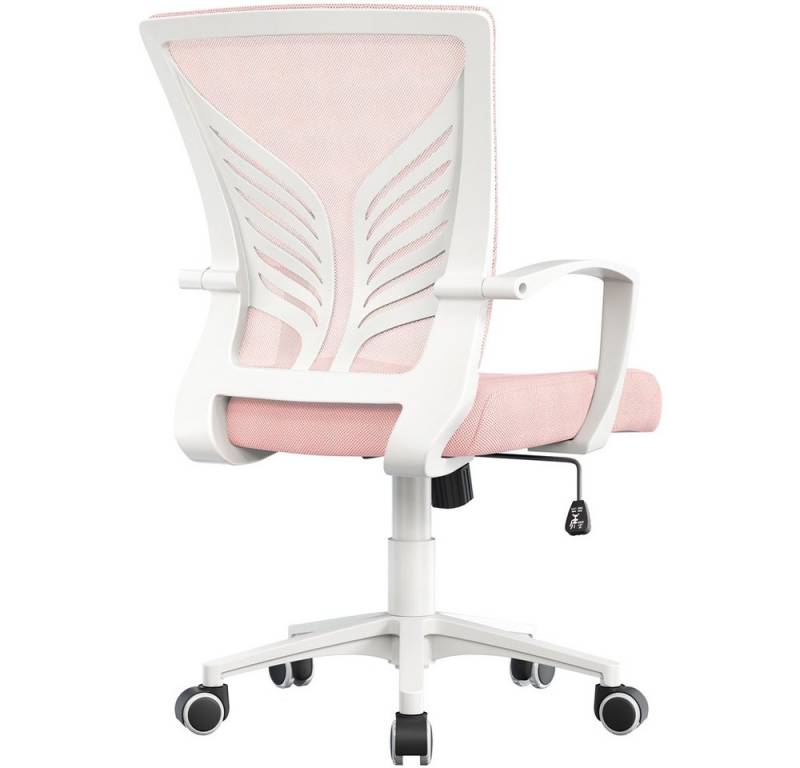 Yaheetech Bürostuhl Höhenverstellbarer Drehstuhl (1 St), Schreibtischstuhl mit Schaukelfunktion für Arbeitszimmer/Büro von Yaheetech