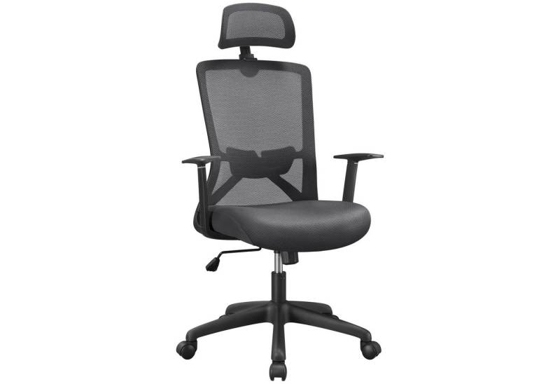 Yaheetech Drehstuhl, Bürostuhl mit Rollen Ergonomischer Schreibtischstuhl von Yaheetech