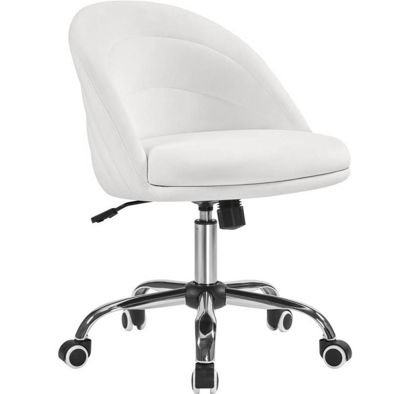 Yaheetech Drehstuhl Bürostuhl Höhenverstellbarer Schreibtischstuhl, Ergonomischer Stuhl mit Rollen und Wippfunktion von Yaheetech