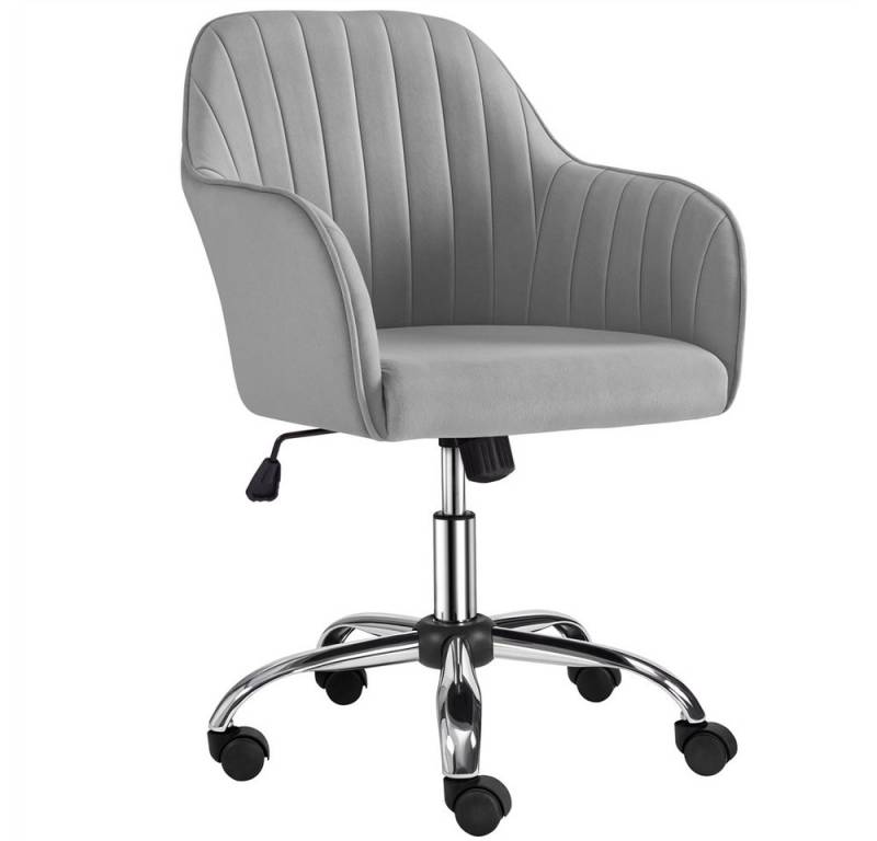 Yaheetech Drehstuhl Bürostuhl höhenverstellbar drehbar, Polsterstuhl ergonomischer Schreibtischstuhl mit Wippfunktion Yaheetech Drehstuhl Bürostuhl höhenverstellbar drehbar, Polsterstuhl ergonomischer Schreibtischstuhl mit Wippfunktion von Yaheetech