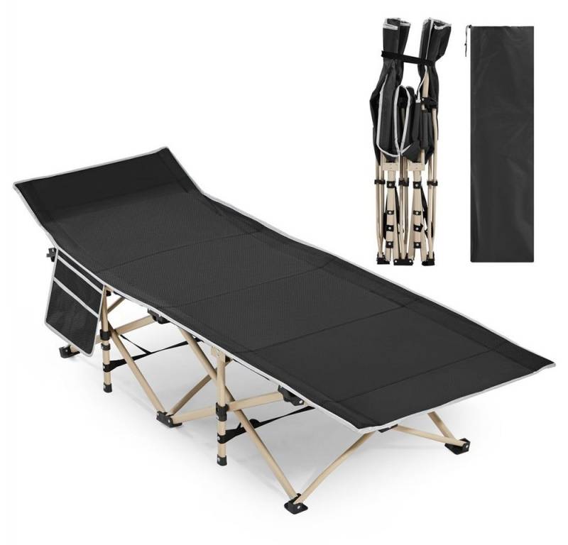 Yaheetech Feldbett Campingbett Klappbett mit Transporttasche von Yaheetech