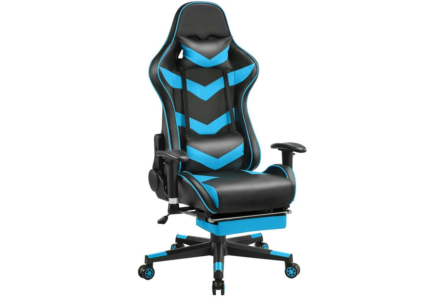 Yaheetech Gaming Chair, Gaming Stuhl mit einstellbaren Armlehnen von Yaheetech