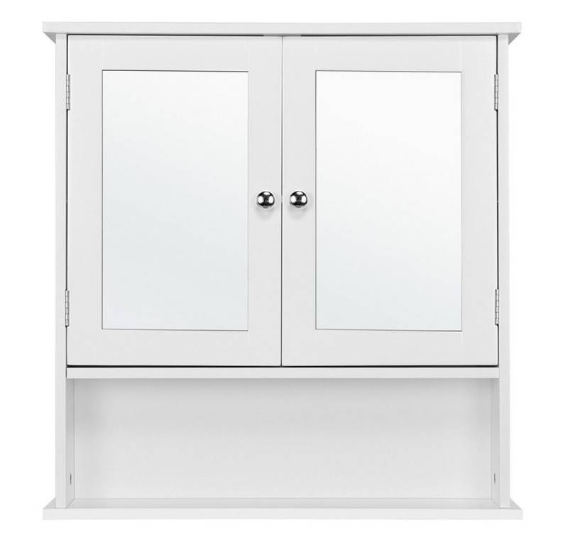 Yaheetech Spiegelschrank Hängeschrank Badschrank Kommode mit Spiegeltür von Yaheetech