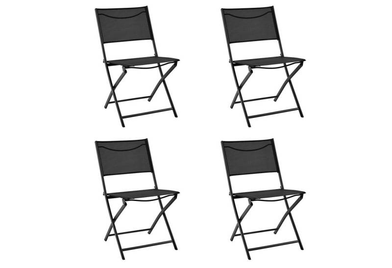 Yaheetech Klappstuhl 4er-Set, Klappbarer Gartenstuhl Terrassenstühle Tragbar & Platzsparend von Yaheetech