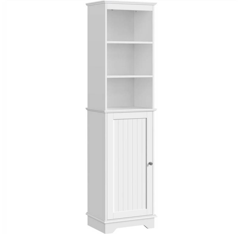 Yaheetech Kommode, Badezimmerschrank mit 6 Staufächern und 1 Tür von Yaheetech