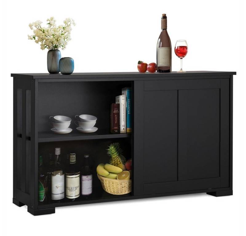 Yaheetech Kommode, Sideboard mit Stauraum und Schiebetüren von Yaheetech