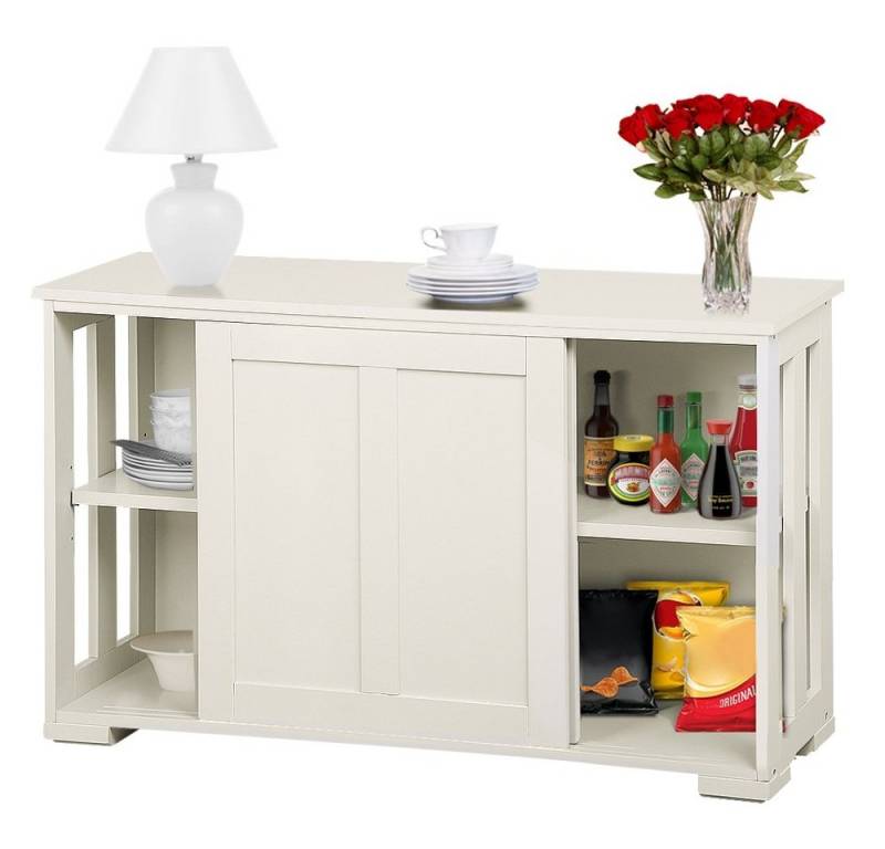 Yaheetech Kommode, Sideboard mit Stauraum und Schiebetüren von Yaheetech
