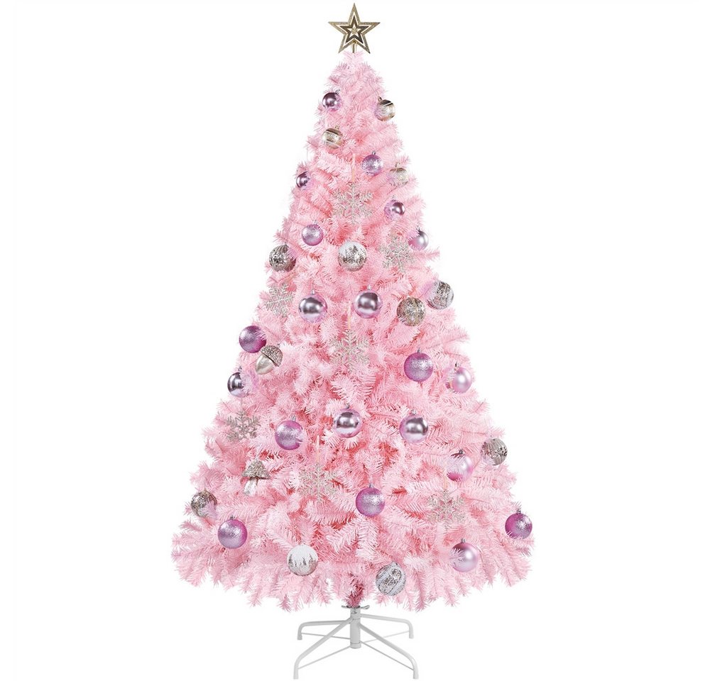 Yaheetech Künstlicher Weihnachtsbaum, 60-228 cm(H) Christbaum PVC Tannenbaum von Yaheetech