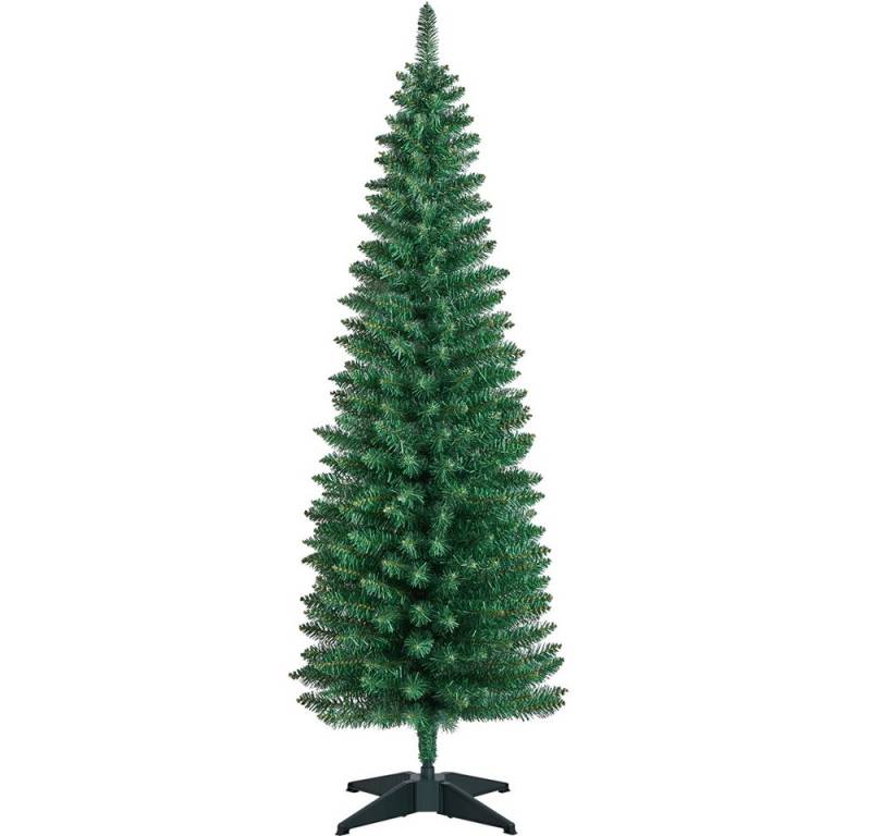 Yaheetech Künstlicher Weihnachtsbaum 154/183 cm H Bleistift Weihnachtsbaum für Flur & Wohnzimmer, Christbaum Künstlicher Tannenbaum Großer Weihnachtsbaum Yaheetech Künstlicher Weihnachtsbaum 154/183 cm H Bleistift Weihnachtsbaum für Flur & Wohnzimmer, Christbaum Künstlicher Tannenbaum Großer Weihnachtsbaum von Yaheetech