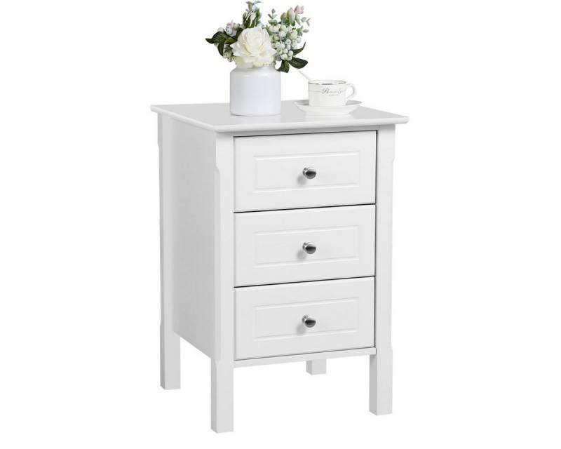 Yaheetech Nachttisch, Nachtkommode für Boxspringbett, 60cm hoch von Yaheetech