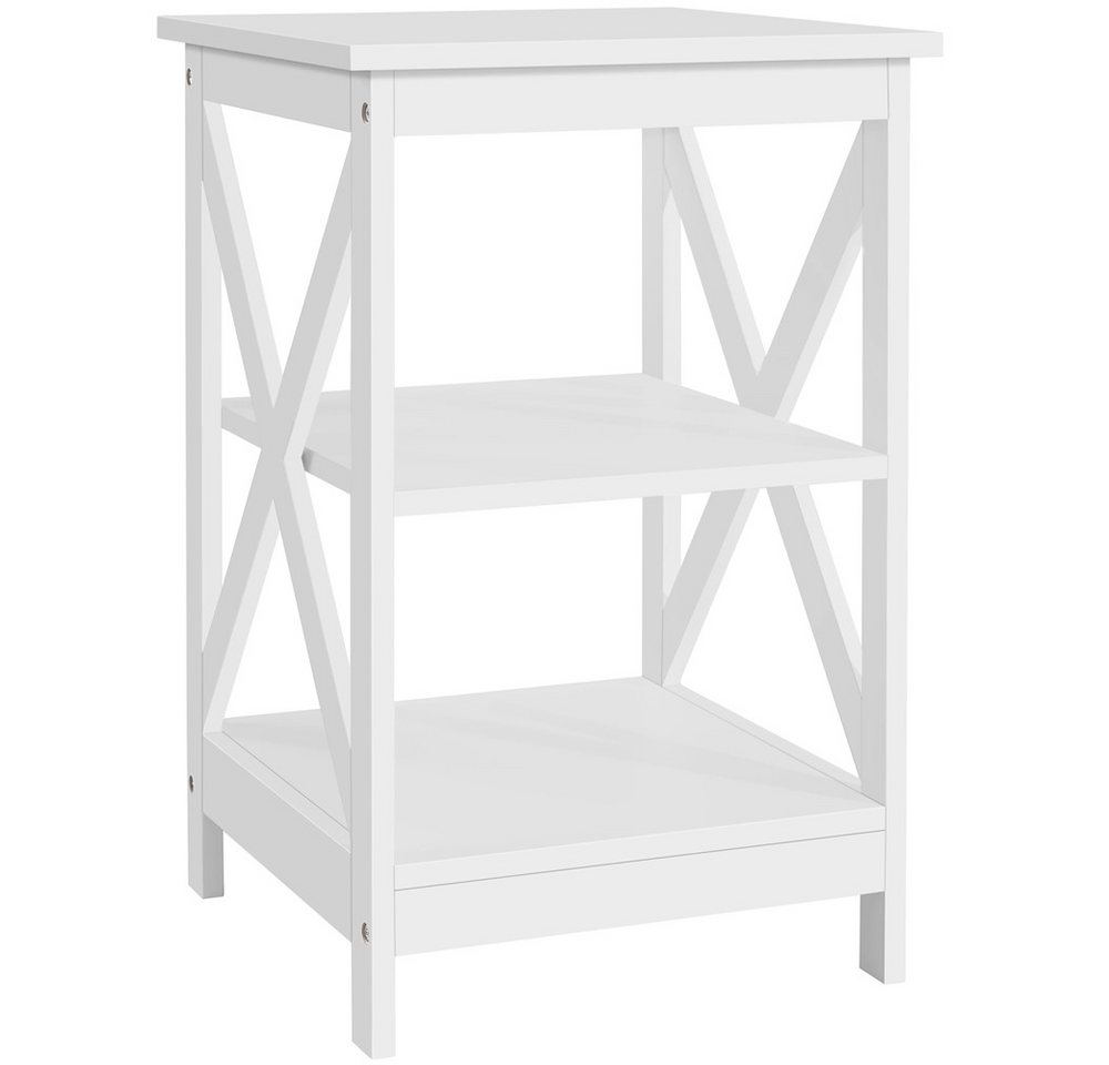 Yaheetech Nachttisch 40x40x61 cm, Nachttisch Couchtisch Sofatisch für Schlafzimmer, Wohnzimmer von Yaheetech