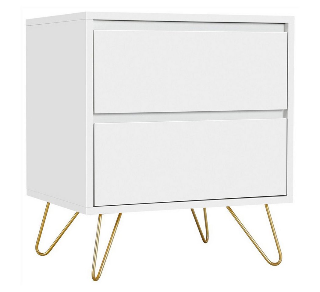 Yaheetech Nachttisch 50 × 40 × 56,5 cm (1-St), Beistelltisch Nachtkommode Nachtkonsolen Schrank von Yaheetech