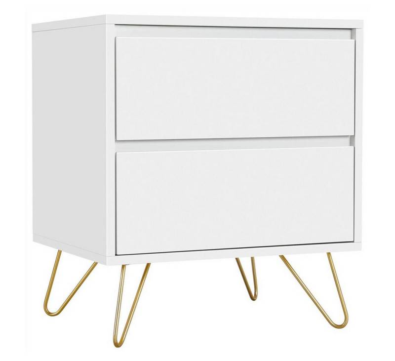 Yaheetech Nachttisch 50 × 40 × 56,5 cm (1-St), Beistelltisch Nachtkommode Nachtkonsolen Schrank von Yaheetech