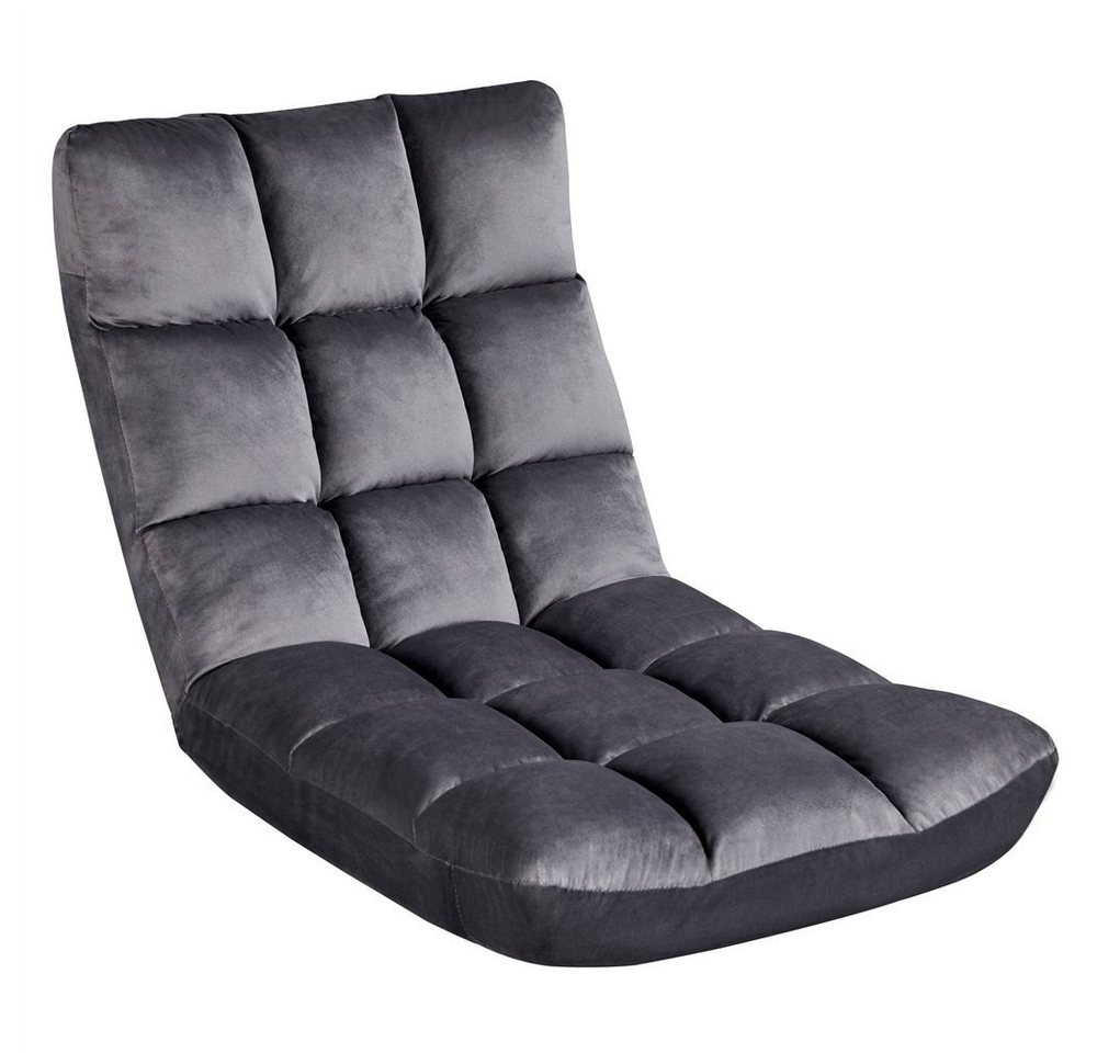 Yaheetech Relaxsessel, Bodensessel Faltbar, Lazy Sofa, Lesesessel für Zuhause von Yaheetech