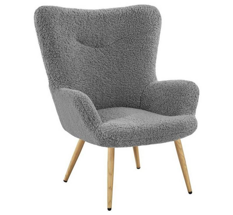 Yaheetech Relaxsessel Loungesessel, Ohrensessel Armsessel Polsterstuhl mit klappbare Rückenlehne von Yaheetech